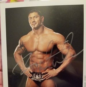 WWE Batista autograph